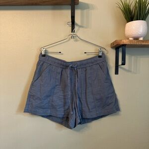 Women's Blue/Gray Casual Shorts